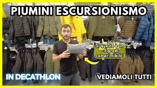 Piumini trekking in Decathlon vediamoli tutti [upl. by Francisco]