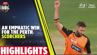 Hamish McKenzie Highlights Perth Scorchers Walkinapark Victory against Melbourne Stars [upl. by Lamee]