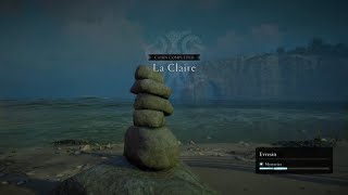 La Claire Cairn Stone Puzzle  AC Valhalla The Siege of Paris [upl. by Elleined]