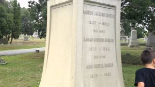 Lizzie Borden Family PlotCemetary Fall River Massachusetts [upl. by Nairolf]