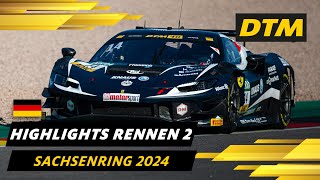 Showdown auf dem Sachsenring 🏁  DTM 2024 Highlights  Sachsenring [upl. by Esdnil322]