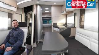 Le salon modulable du campingcar Chausson 738 XLB [upl. by Nomahs]