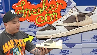 THEY HAD THEM EARLY TRAVIS SCOTT JORDAN 1 LOW REVERSE MOCHAS AT SNEAKERCON LAS VEGAS [upl. by Annirac759]