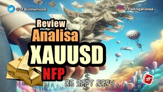 REVIEW Analisa Teknikal XAUUSD tgl 06 Sept 2024 [upl. by Vinaya]