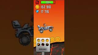 Rally Car Adventure in volcano  Hill Climb Racing Hcr [upl. by Nesline319]