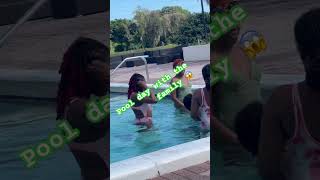 Pool party 🎉 and swimming 🏊‍♀️ usa familyvlog fun youtubeshorts makemoneyonline swimming [upl. by Nahej24]