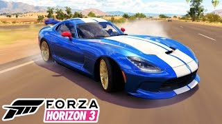 FORZA HORIZON 3  MEU CARRO SRT VIPER é FANTÁSTICO 16 [upl. by Arlynne]