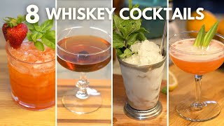 8 Easy Whiskey Cocktails to Make at Home  Whiskey Drinks for Beginners [upl. by Lillis]