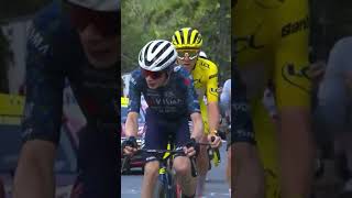 🇩🇰Vingegaard 🤝🏽 Pogacar🇸🇮 stage20 tourdefrance vingegaard pogacar [upl. by Assenahs590]