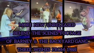 More New Unreleased Behind The Scenes Footage of Barney amp The Backyard Gang Three Wishes From 1988 [upl. by Adnawyt411]