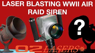 Laser Blasting  WWII Air Raid Siren [upl. by Anafetse]