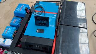 Sodium Ion Batteries and 2000VA Inverter Charger in VW Transporter T6 running a 2000W induction hob [upl. by Llenal]