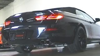 BMW 650i F13 Sound V8 Exhaust Start Up  Revving Revs Hochdrehen F13 Gas geben [upl. by Nyleikcaj]