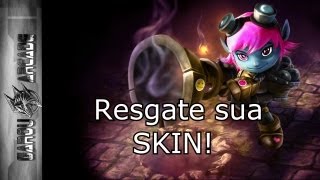 Resgate sua Skin Riot Tristana LEIA A DESCRIÇÃO [upl. by Arbmat]