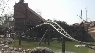 Hansa Park Sierksdorf Neuheit 2011 quotSchlange von Midgardquot offride RAW footage 1080p [upl. by Aikmat537]