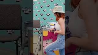 Amouranth Steps On People At Twitchcon shorts Amouranth Twitch Twitchcon Funny [upl. by Havard957]