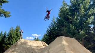 MTB Riding On The Worlds Biggest Public Jumps  Dream Track Queenstown [upl. by Yroc]