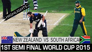 New Zealand vs South Africa 1st Semi final World Cup 2015 at Auckland [upl. by Thunell]