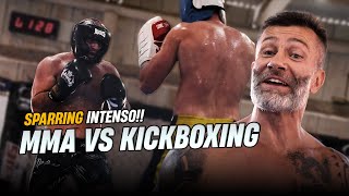 MMA vs Kickboxing  SPARRING INTENSO [upl. by Steffi]