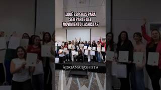 ¿Qué esperas para ser parte del movimiento Lashista 💕 lashista cursodepestañas pestañas [upl. by Asiruam]