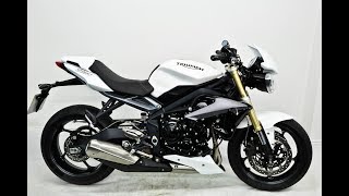 Triumph Street Triple 675 White 2015 [upl. by Asseralc374]