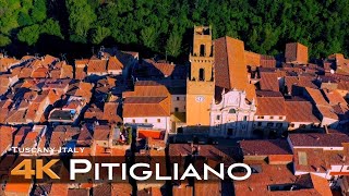 PITIGLIANO 🇮🇹 Drone 4K  Tuscany Italy [upl. by Pillsbury]