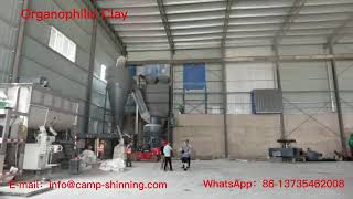 Processing of Bentonite  Organoclay Bentonite Factory real scene [upl. by Nrubua455]