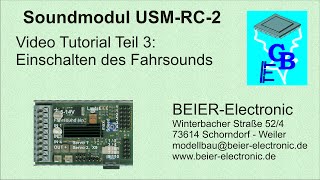 Soundmodul USMRC2 Tutorial 03 [upl. by Agnimod]