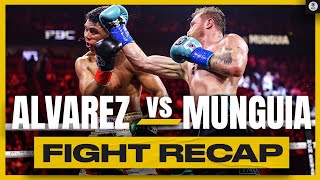 Canelo Alvarez DROPS Jaime Munguia wins in decision to RETAIN TITLE I CBS Sports [upl. by Eekorehc616]