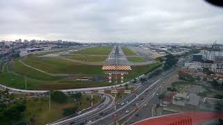 airbus pouso em sao paulo aeroporto de congonhas [upl. by Menendez]