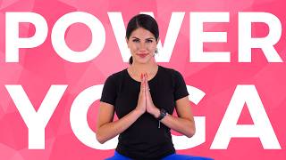 15 minute Full Body Power Yoga Workout [upl. by Kirima]