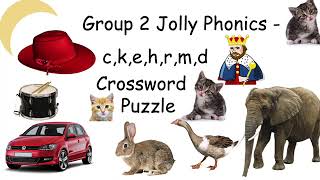 Jolly Phonics Phase 2quotckhermdquot Crossword Puzzle  Reading SoundsVocabulary [upl. by Bussy]