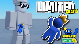 NUEVO PELUCHE DE RAINBOW FRIENDS BLUE GRATIS EN ROBLOX LIMITED EN JUEGO LIMITED 20000 COPIAS [upl. by Matias]