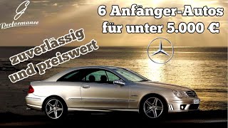 6 günstige AnfängerAutos für unter 5000 €  G Performance [upl. by Grunberg]