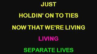 SC7517 09 Collins Phil amp Marilyn Martin Separate Lives karaoke [upl. by Schechinger]