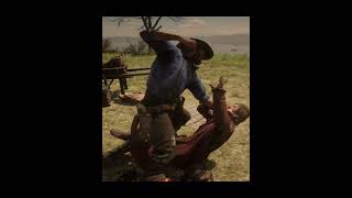 Best way to kill someone in RDR2 rdr2 reddeadredemtion2 shorts [upl. by Derriey546]