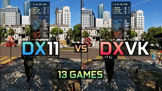 DX11 vs DXVK  Arc A750  Test in 13 Games  1080P New Driver [upl. by Auqinat]