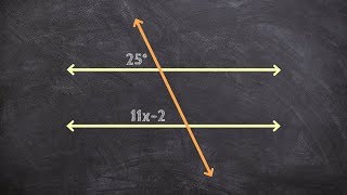 Applying the Relationship of Corresponding Angles to Find the Value of x [upl. by Tybi]