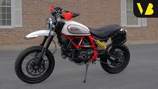 Ducati Desert Sled What makes a scrambler [upl. by Gerianne]