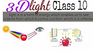 Light class 10 3D videolight reflection and refractionlight class 10 light class 10 revision yt [upl. by Yarezed]