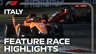 F3 Feature Race Highlights  2023 Italian Grand Prix [upl. by Atinhoj]