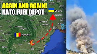 NATO fuel depot in Romania set on fire by unknown persons [upl. by Tally]