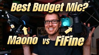 Best Budget USB Mic Test Maono vs Fifine [upl. by Yeleen]