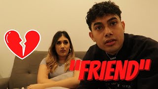 CALLING MY WIFE MY quotFRIENDquot PRANK  FUNNY REACTION   SY AND SAIRA [upl. by Aidnyl]