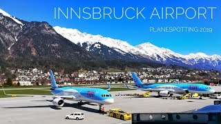 INNSBRUCK PLANESPOTTING 2019  ONE OF THE MOST SCENIC AIRPORTS [upl. by Lewap]