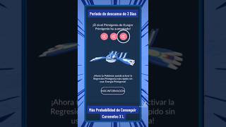 Pokémon Go Kyogre Primigenio al Nivel 3 pokemongo kyogre [upl. by Townie]