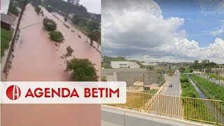 Rio transborda e alaga Av Juiz Marco TÃºlio Isaac em Betim [upl. by Lynda]