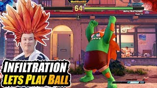 SFV AE ➡️ INFILTRATION ➡️ Lets Play Blanka Ball [upl. by Piks]