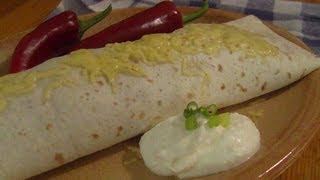 Burrito mit Bohnen und Gehacktem how to Video Rezept littleGasthaus Deutsch [upl. by Assilav]