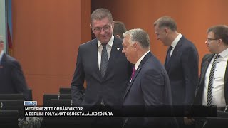 Megérkezett Orbán Viktor miniszterelnök a Berlini Folyamat csúcstalálkozójára [upl. by Bernadette]